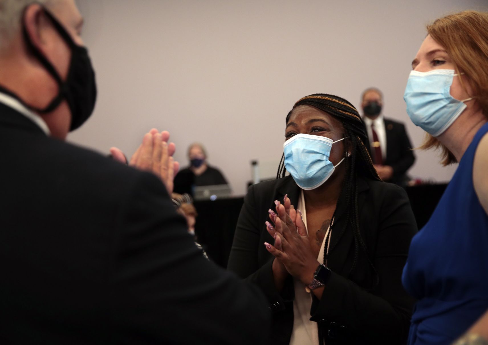 After historic win, Cori Bush sets sights on Congress
